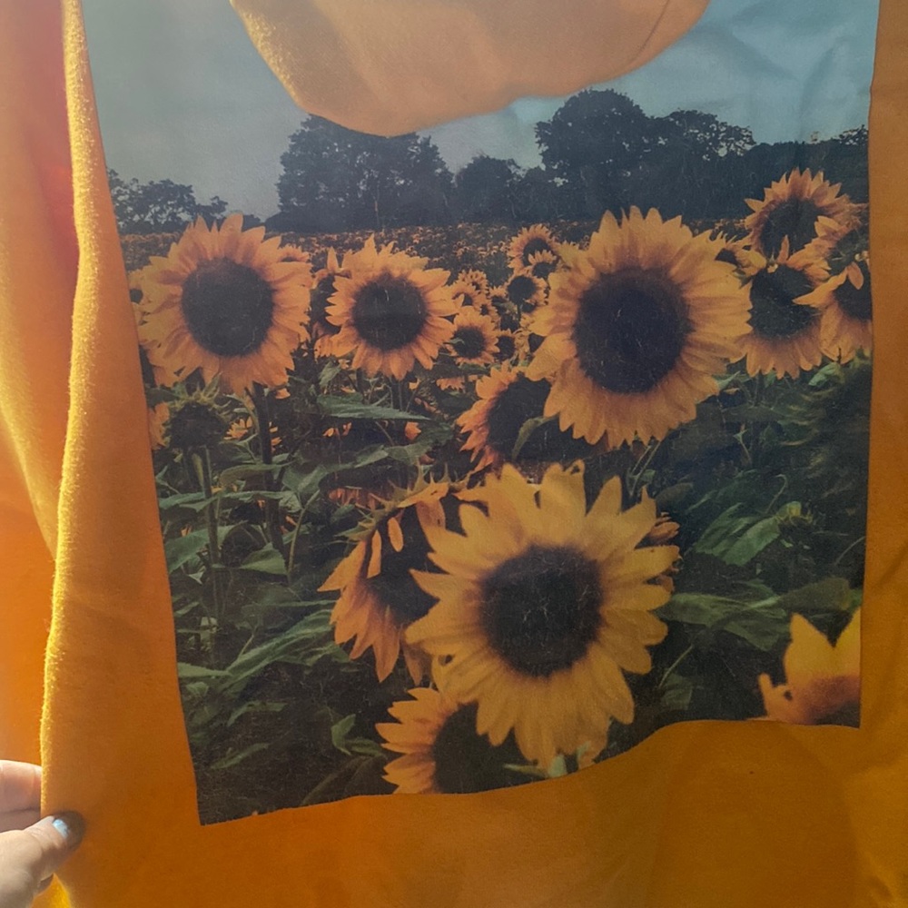 Sunflower field hoodie!